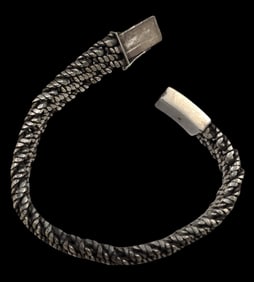Solid Vintage Sterling Silver Chain Bracelet