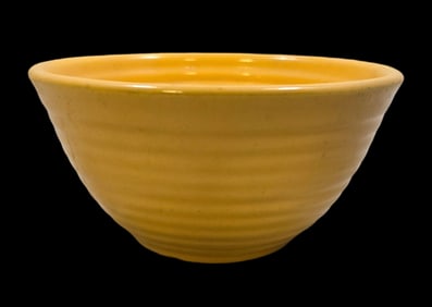 Vintage Mid-Century Yellow Art Pottery Mixing Bowl