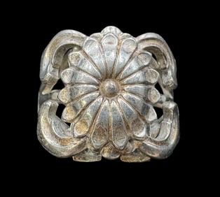 Very Unusual Vintage Sterling Silver Ring