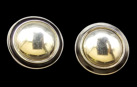 Stylish Vintage BAYANIHAN Sterling Silver Designer Earrings