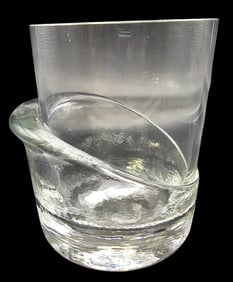 Vintage ROSENTHAL Germany Clear Crystal Whiskey Tumbler / Glass