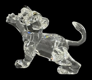 Vintage SWAROVSKI Crystal Figurine - Dog