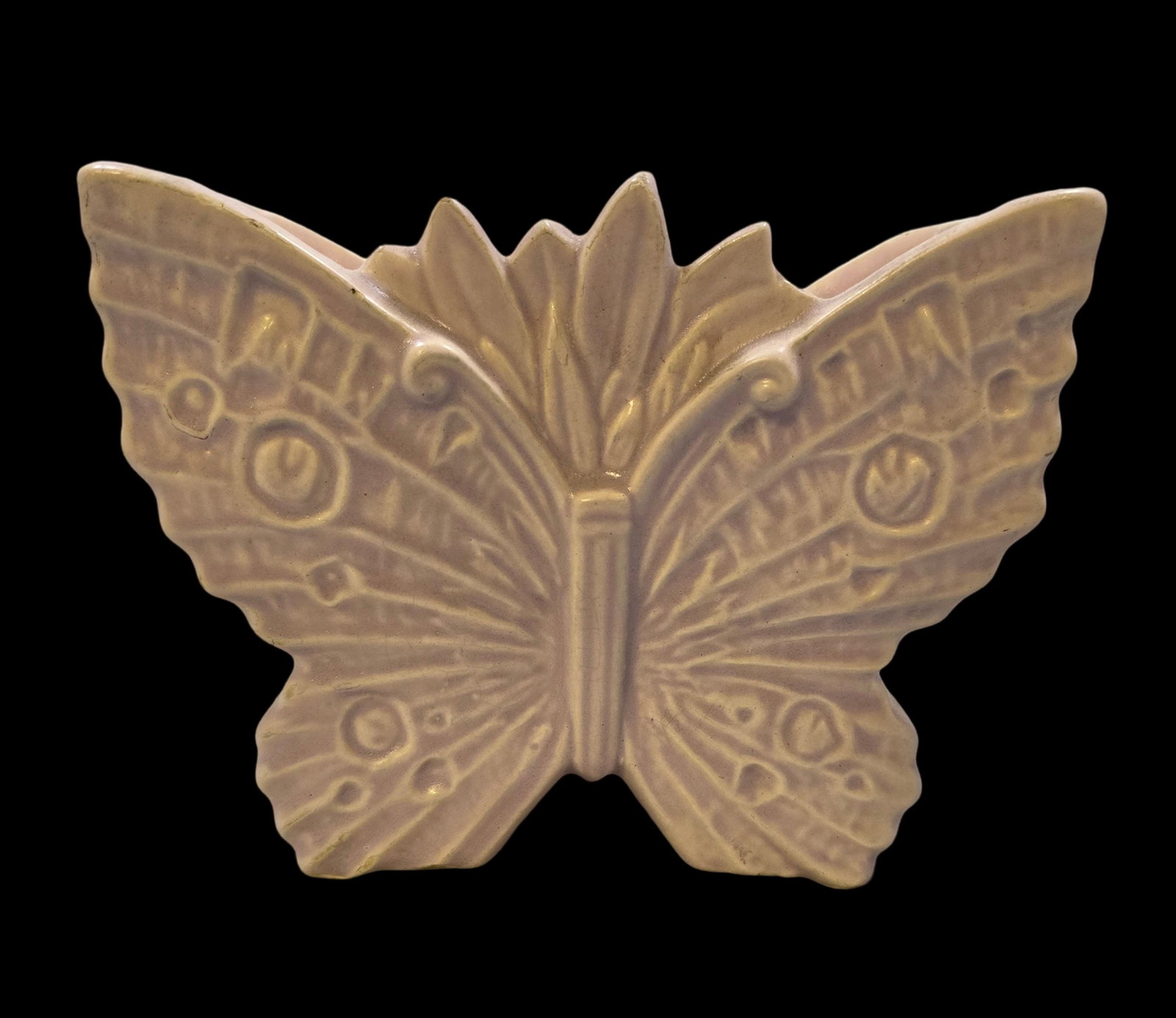 Vintage Mid-Century Modern MCCOY Art Pottery Butterfly Vase (1 of 5)