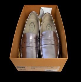 TOD'S Rubber Mocassin Peach Made in Italy - Never Worn