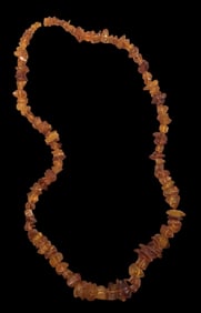 Vintage European Baltic Amber Bead Necklace