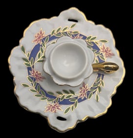 Set of 6 "Royal Porcelain" Candle Holders