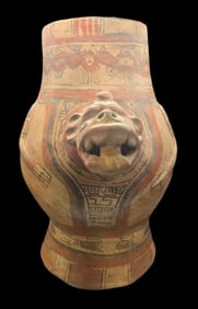 Antique Pre-Columbian Mesoamerican Costa Rican Offering Jar