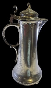 Vintage Pewter Jug /w Hinged Lid