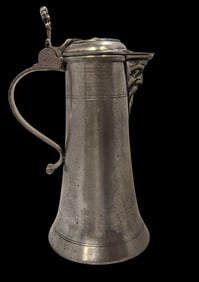 Vintage ARTE ITALICA & COSI TABELLINI Pewter Jug /w Hinged Lid