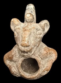 Antique Pre-Columbian Pottery Figurine