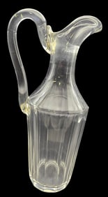 Vintage CHRISTOFLE Crystal Jug /w Handle & Stopper