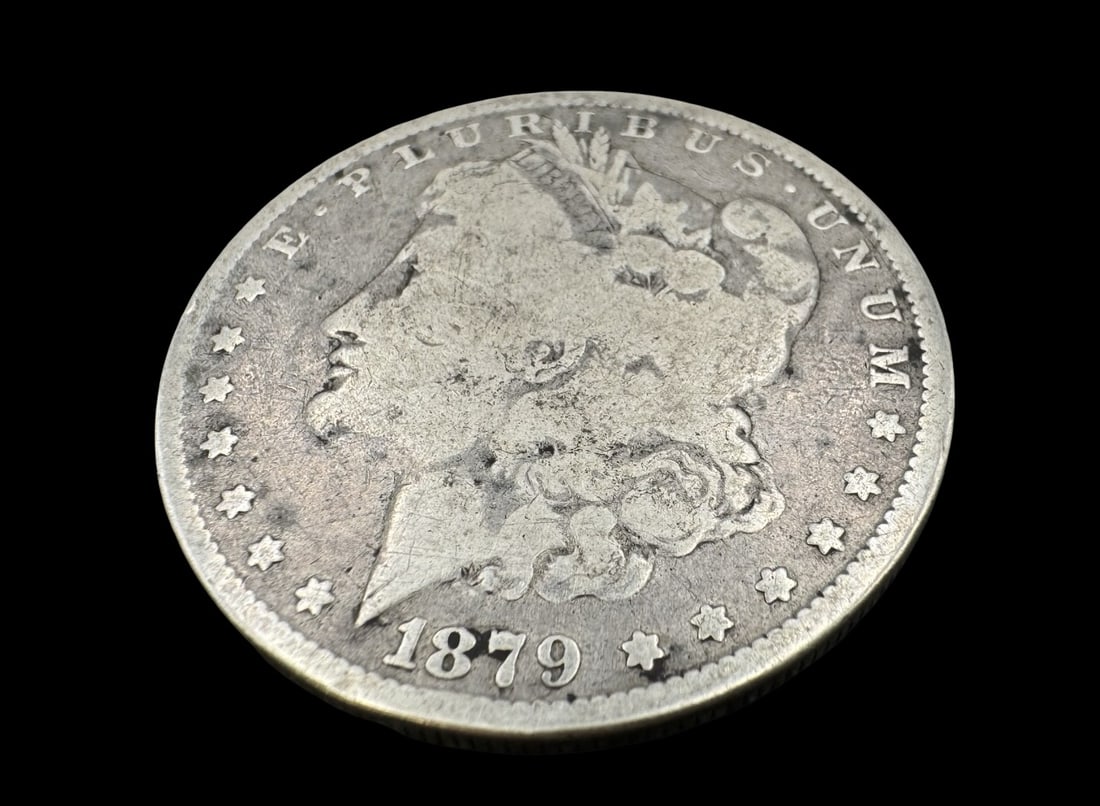 1879 One Dollar Silver Coin - Morgan Dollar (1 of 2)
