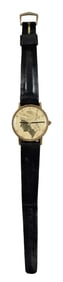 Vintage JEAN MARC Swiss Liberty Coin Mechanical Wind-Up Wristwatch