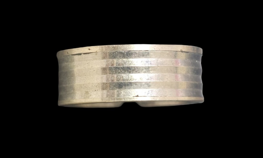 Exotic ca. 1940 W. FREY & CO Germany 835 Silver Wraparound Designer Ring (1 of 7)