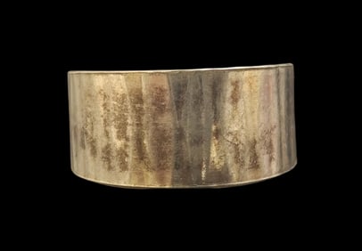 Beautiful ca. 1940 W. FREY & CO Germany Hand Hammered 835 Silver Ring