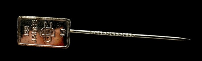 Vintage 999 Fine Silver Bar Lapel Pin - 1 gram Bullion Bar