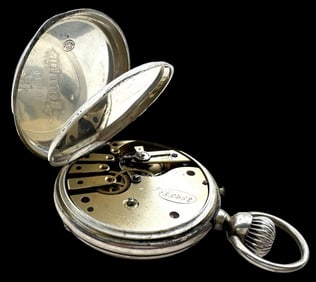 Antique European 800 Silver Pocket Watch