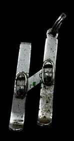 Vintage Sterling Silver Skiing / Skis Pendant Charm