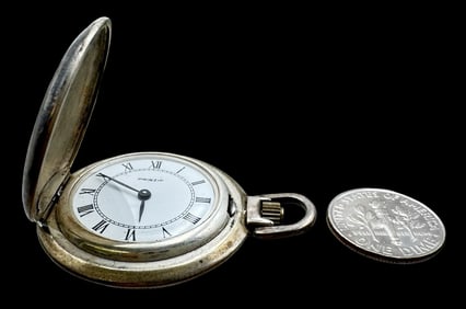 Antique PRINCIP European 800 Silver Pocket Watch