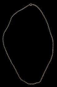 Vintage European 835 Silver Rolo Necklace