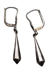 Stylish Vintage 835 Silver Dangle Earrings