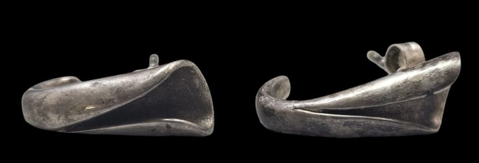 Very Unusual Vintage Sterling Silver Earrings