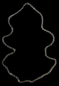 Vintage Sterling Silver Chain Necklace