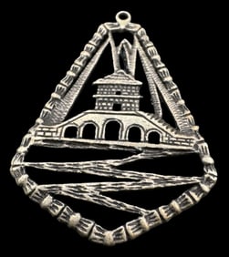 Unusual Vintage European 800 Silver Pendant Charm