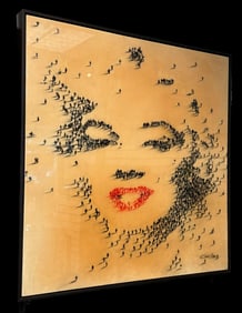 Large CRAIG ALAN "Metropolis Marilyn" Mixed Media on Board Pop Art Painting