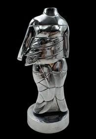 Mid-Century ca. 1960s MIGUEL ORTIZ BERROCAL Puzzle Sculpture "La Mini Cariatide" /w Book