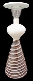 Rare Vintage GIO PONTI Murano Italy "Vecchia Dama" Art Glass Bottle