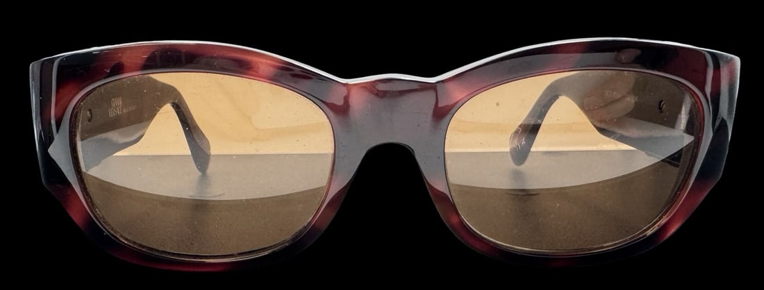 Iconic Vintage 1990s GIANNI VERSACE Italy Designer Sunglasses Mod 413/H COL. 90A (1 of 5)