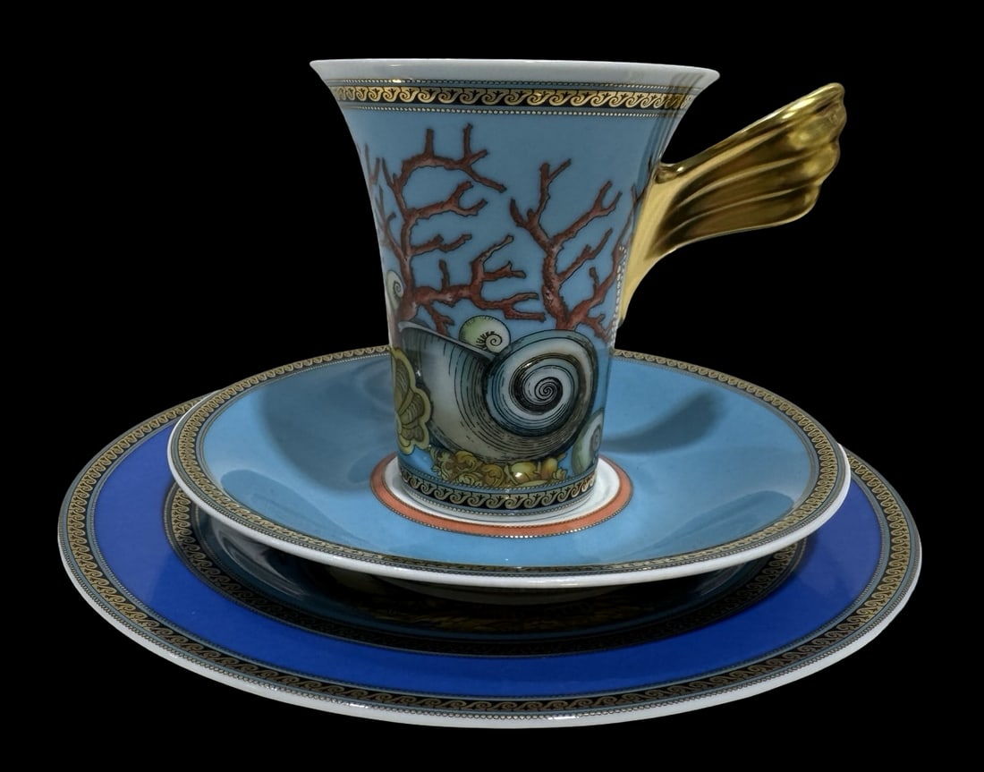 Vintage ROSENTHAL for VERSACE Porcelain Tea Set (1 of 7)