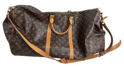 Vintage LOUIS VUITTON Leather Travel Bag