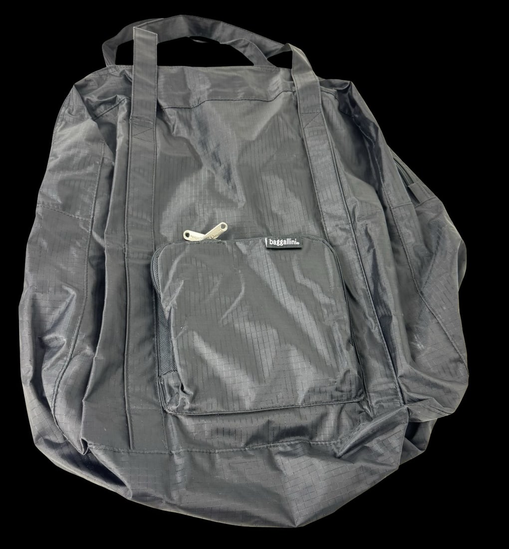 BAGGALLINI Black Nylon Duffle Bag - Barely Worn (1 of 6)
