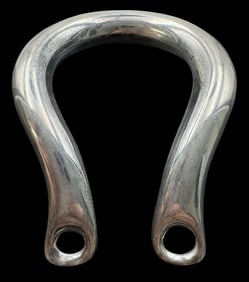 Rare Vintage 1974 TIFFANY & CO Elsa Peretti Italy Sterling Silver Equestrian Belt Buckle