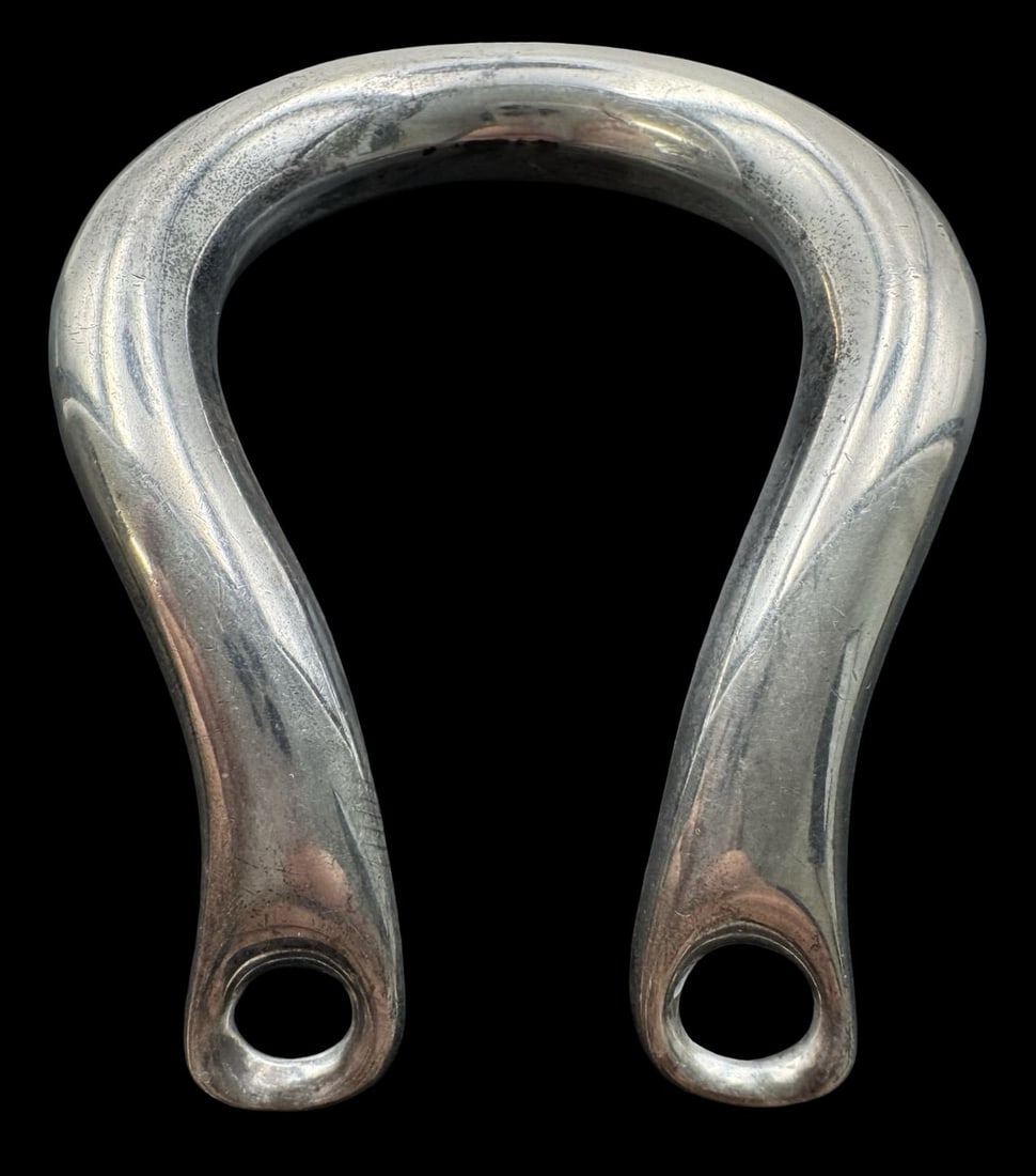 Rare Vintage 1974 TIFFANY & CO Elsa Peretti Italy Sterling Silver Equestrian Belt Buckle (1 of 4)