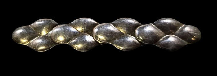 Vintage Mid-Century European 835 Silver Brooch