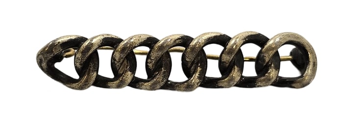 Antique European 800 Silver Brooch