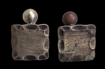 Antique Sterling Silver Designer Cufflinks