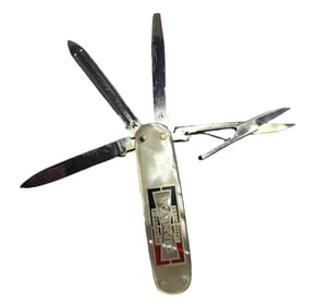 Vintage Mid-Century CHAMPION SPARK PLUGS Advertising Pocket Knife - Made in Germany