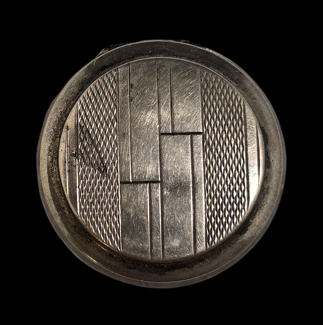 Vintage Mid-Century Modern 800 Silver Pill or Snuff Box (1 of 6)
