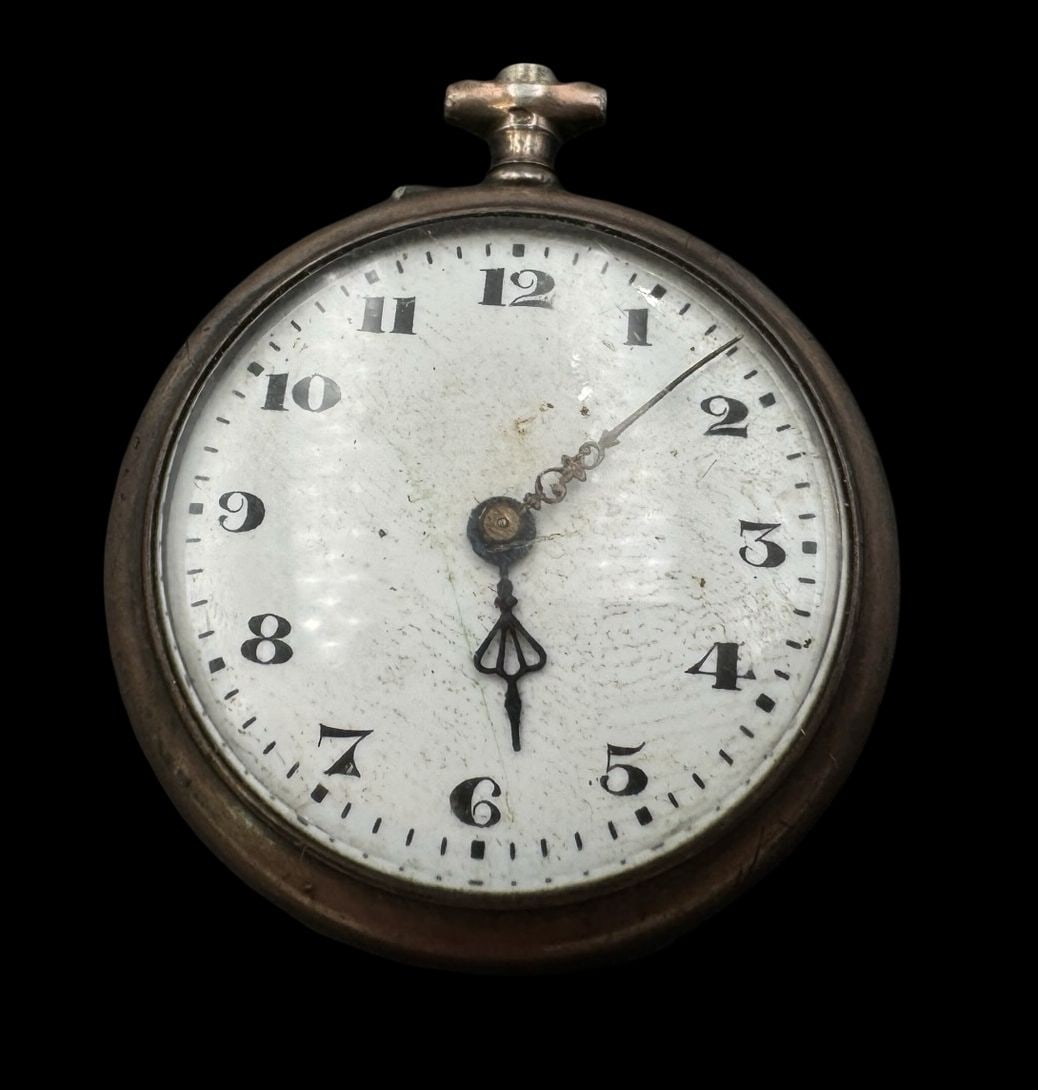 Antique Swiss 800 Silver Ladies Pocket Watch (1 of 4)