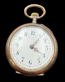 Antique Swiss 800 Silver Ladies Pocket Watch