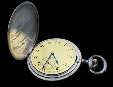 Antique European 800 Silver Pocket Watch
