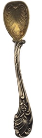 Antique European Partially Gilt 835 Silver Spoon