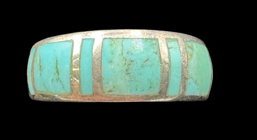 Vintage Sterling Silver & Turquoise Ring