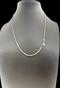 Vintage Indian Sterling Silver Necklace