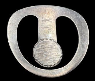 Vintage Mid-Century Modern Sterling Silver Designer Money Clip