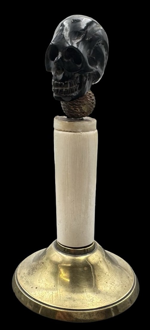 Antique European Skull Memento Mori Object / Figurine (1 of 4)